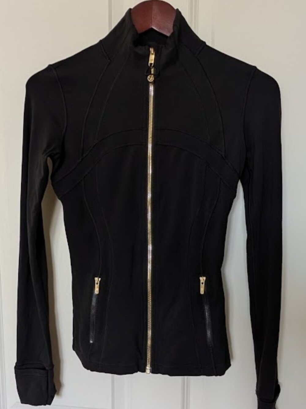 Lululemon Define Jacket – Black with Gold Hardware - Limited Release
